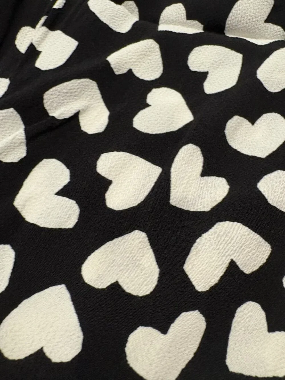 kate spade Pants, Ria Dancing Hearts Print Pull On Cropped Black White, 12